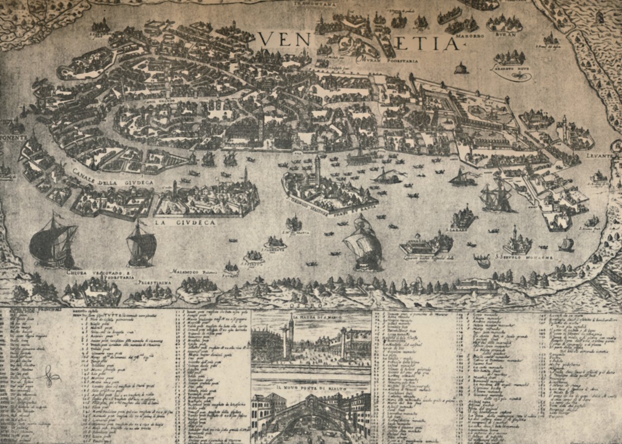 Plan de Venise, vers 1590, 1925 - Unbekannt