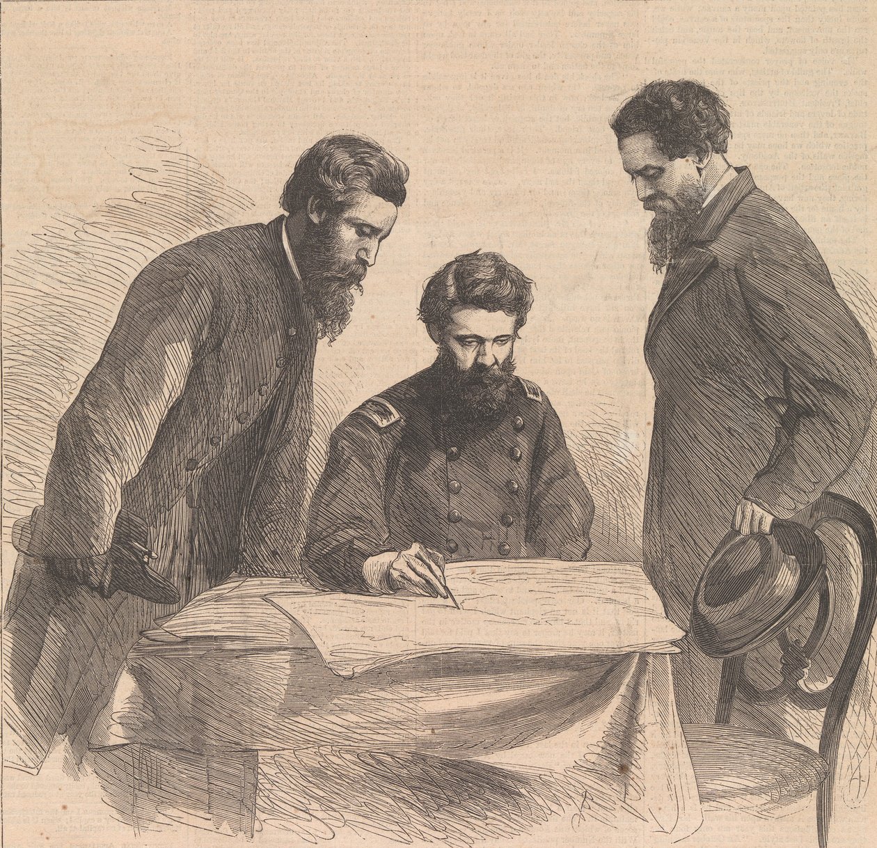 Planification de la capture de Booth et Harold, 1865 - Unbekannt