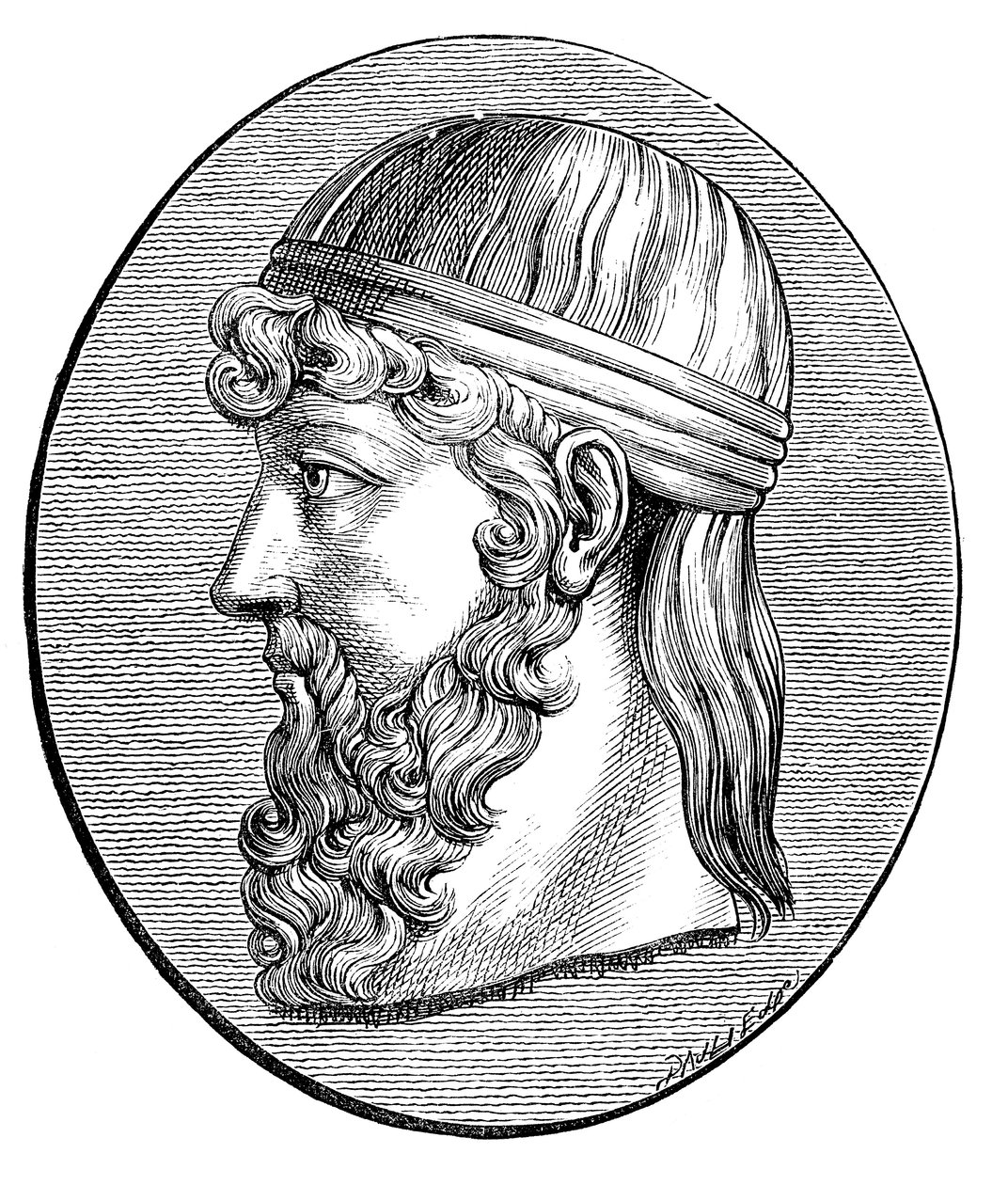 Platon c428-c348 av. J.-C., philosophe grec ancien - Unbekannt