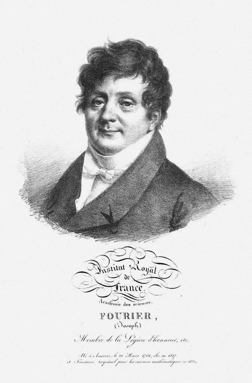 Portrait de Jean Baptiste Joseph Fourier 1768-1830 - Unbekannt