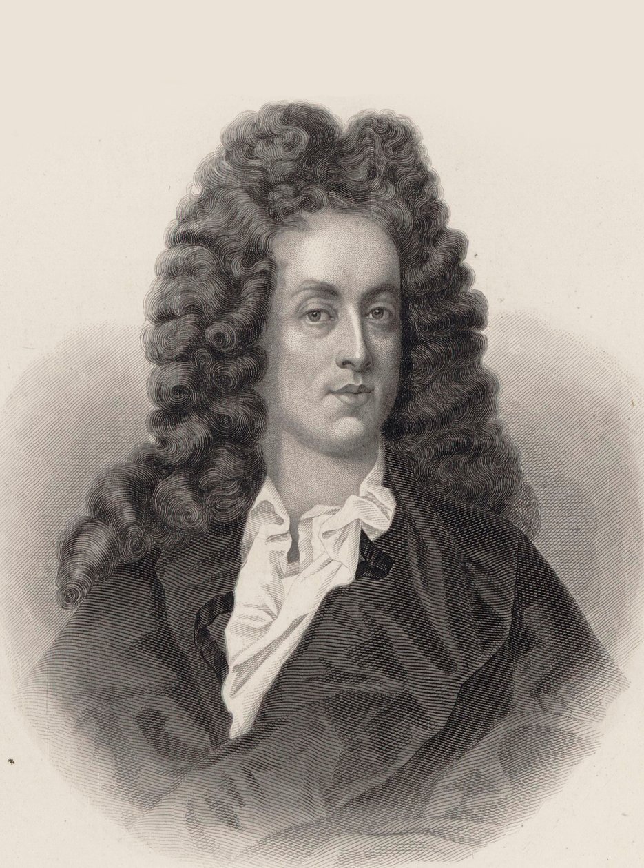 Portrait du compositeur Henry Purcell 1659-1695 - Unbekannt