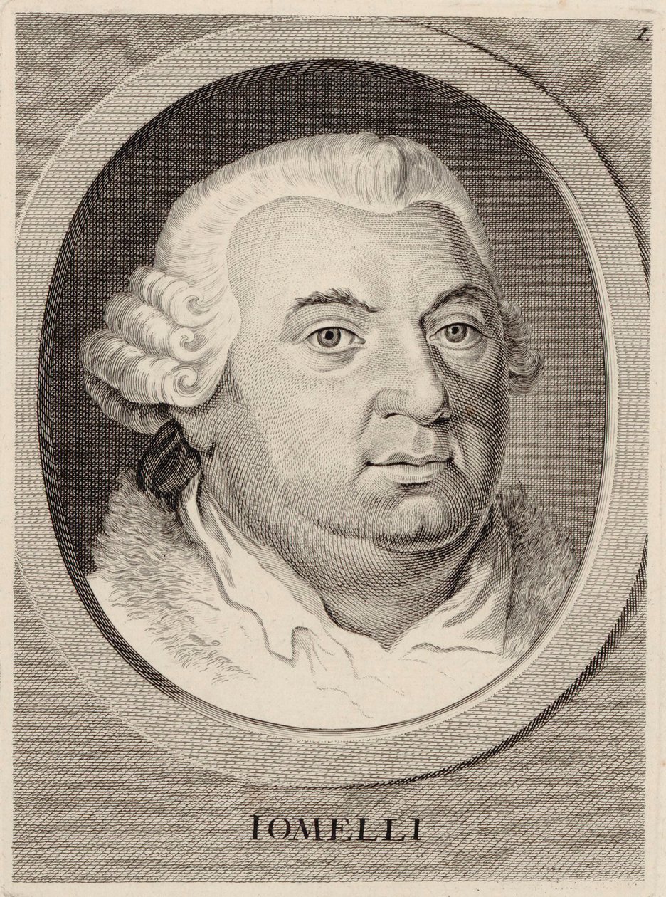 Portrait du compositeur Niccolò Jommelli 1714-1774 - Unbekannt