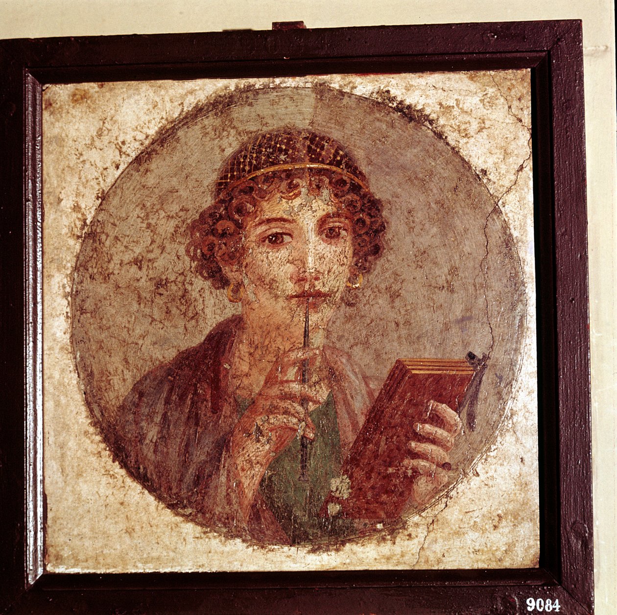 Portrait de Sappho, Pompéi, Italie - Unbekannt