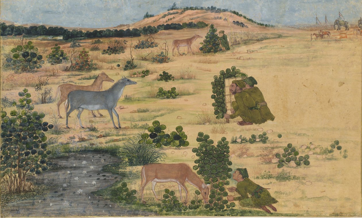 Préparatifs pour une chasse, vers 1680 - Unbekannt