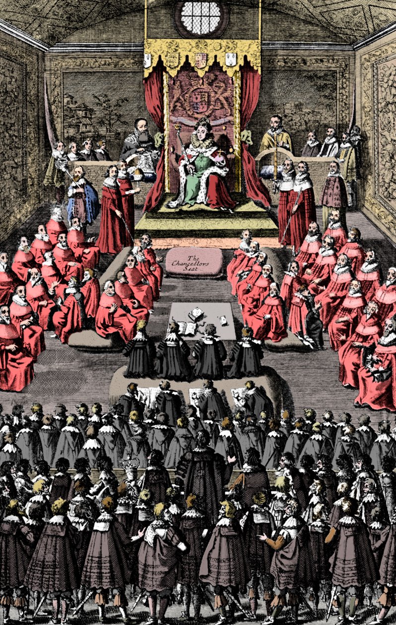 La reine Elizabeth I au Parlement, 16ème siècle - Unbekannt