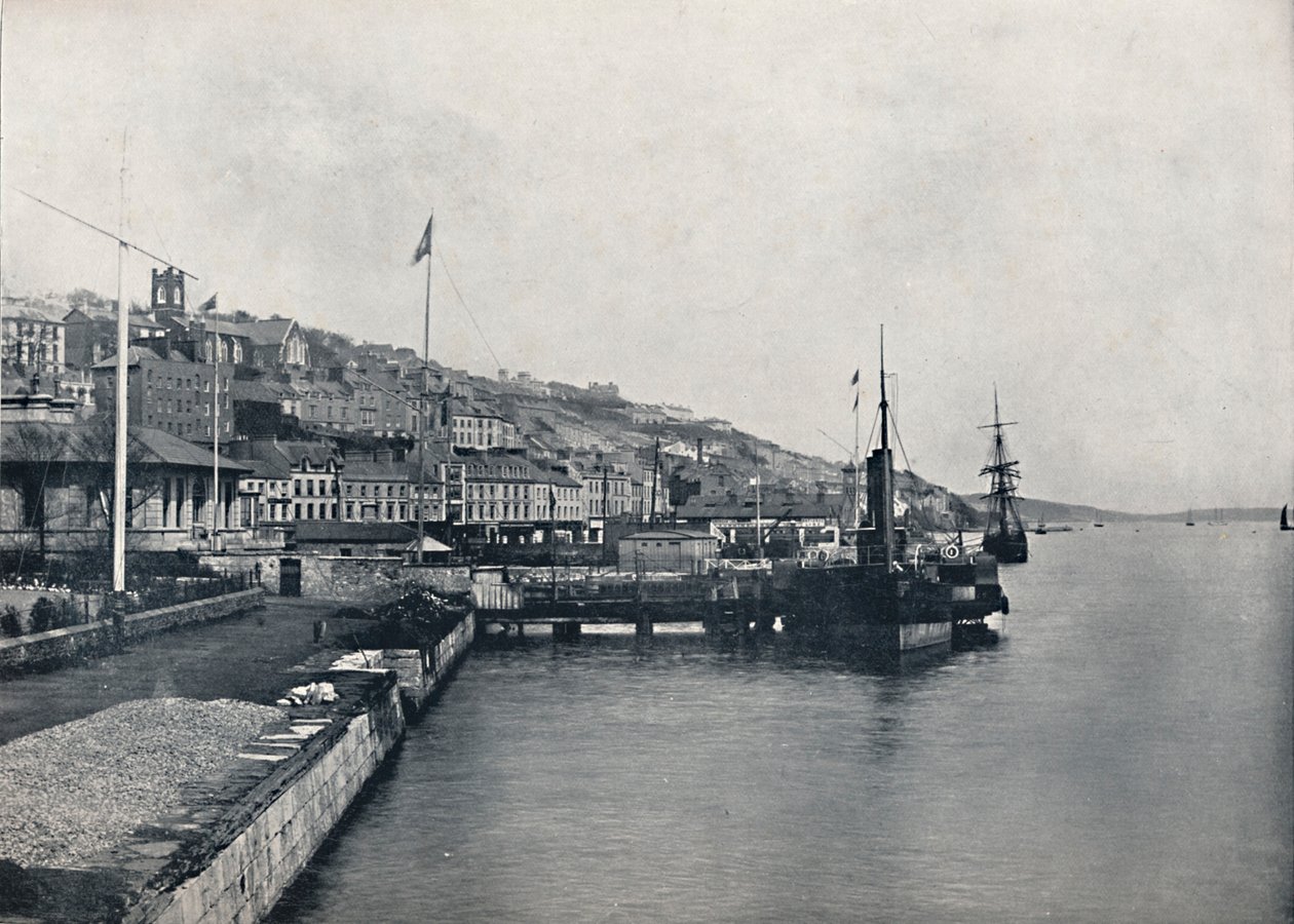 Queenstown - Vue le long du rivage, 1895 - Unbekannt