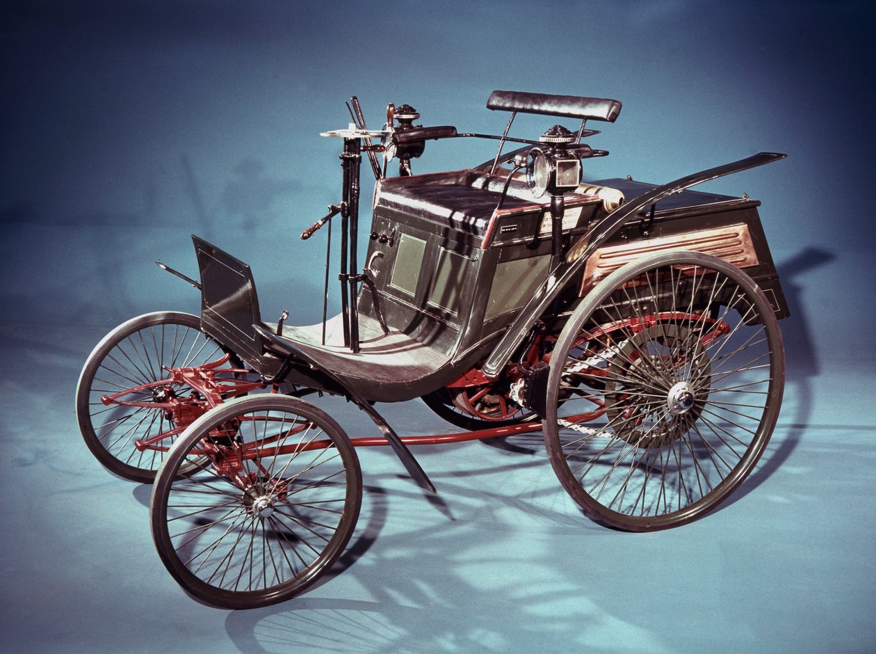 Voiture Benz Velo à moteur arrière, allemande, 1894 - Unbekannt