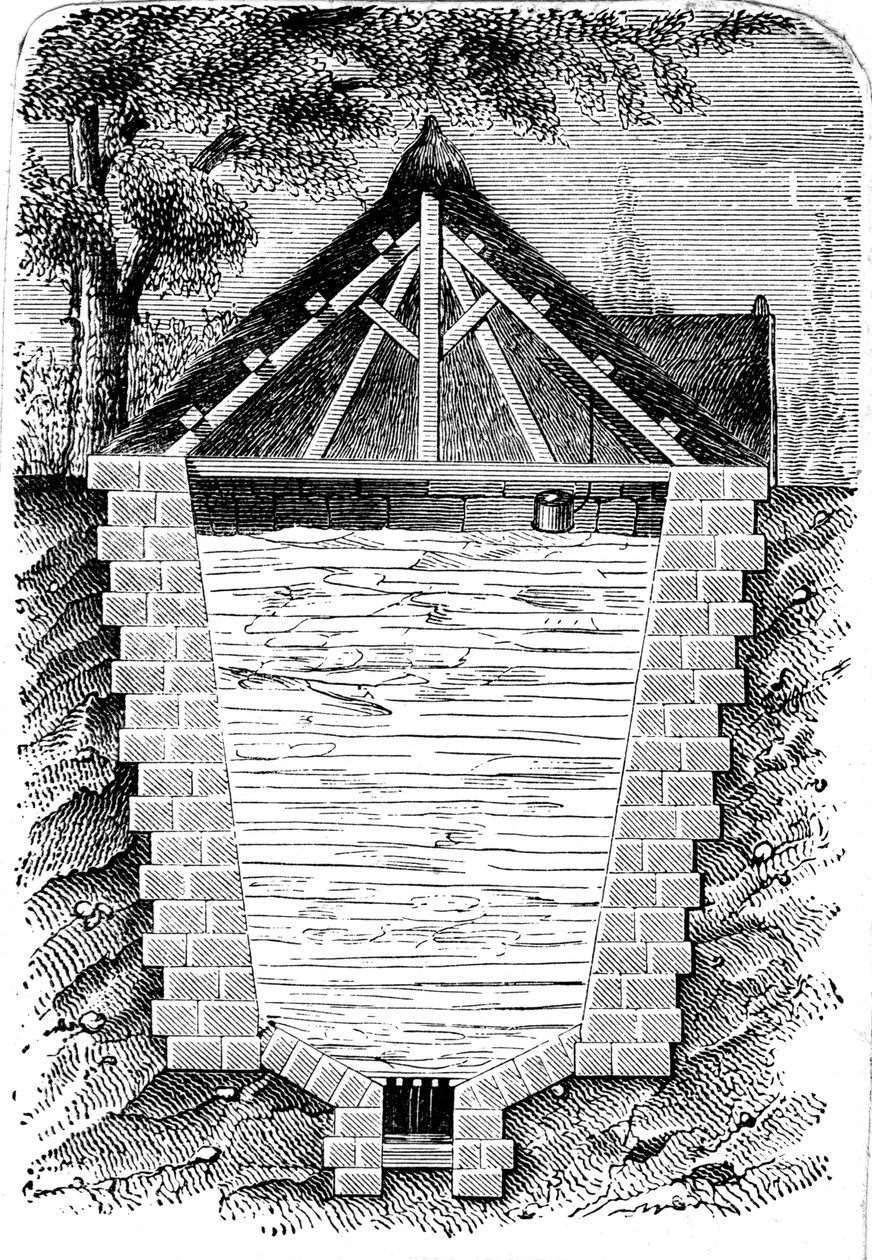 Réfrigération : vue en coupe d