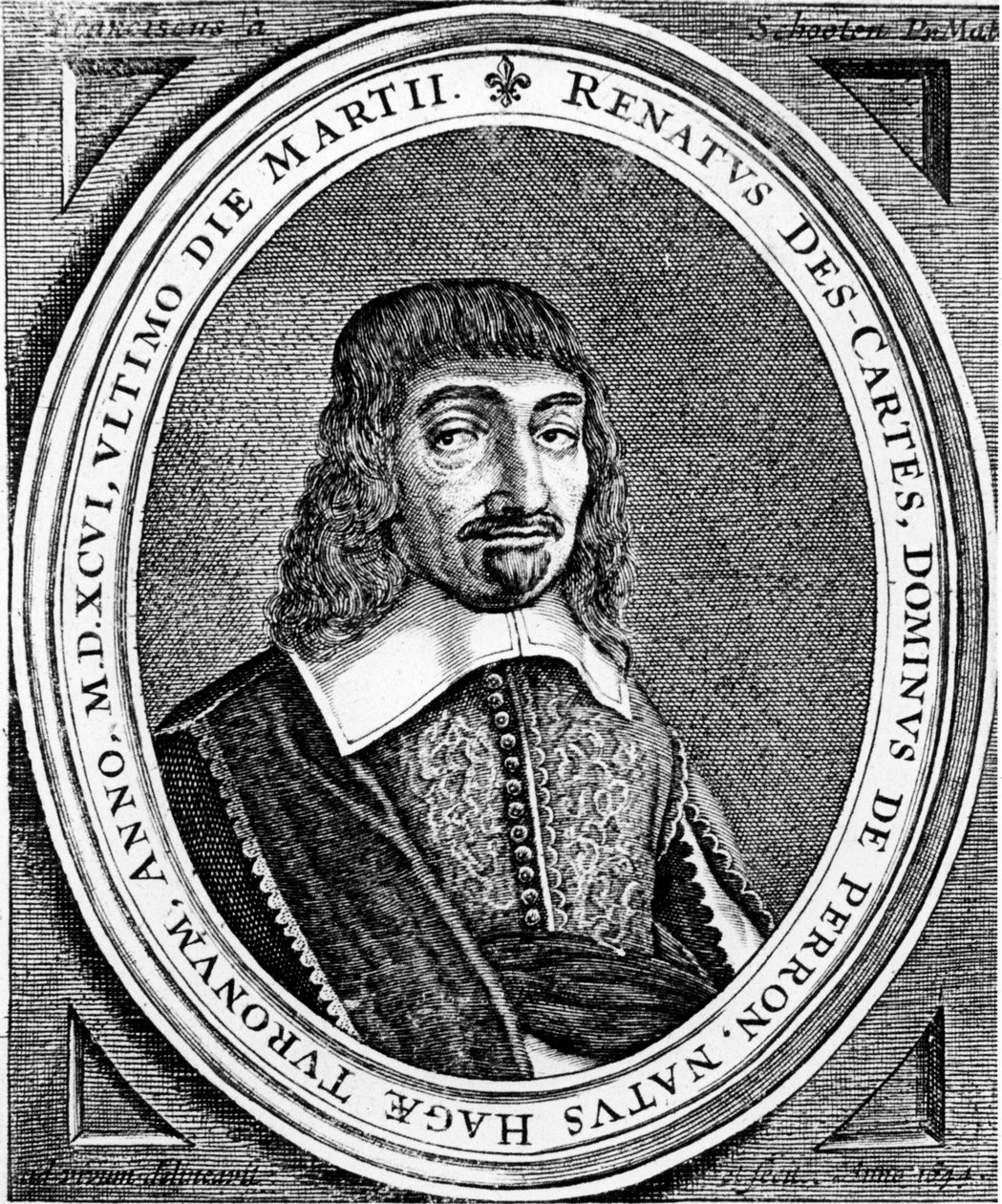 René Descartes, philosophe et mathématicien français, 1672 - Unbekannt
