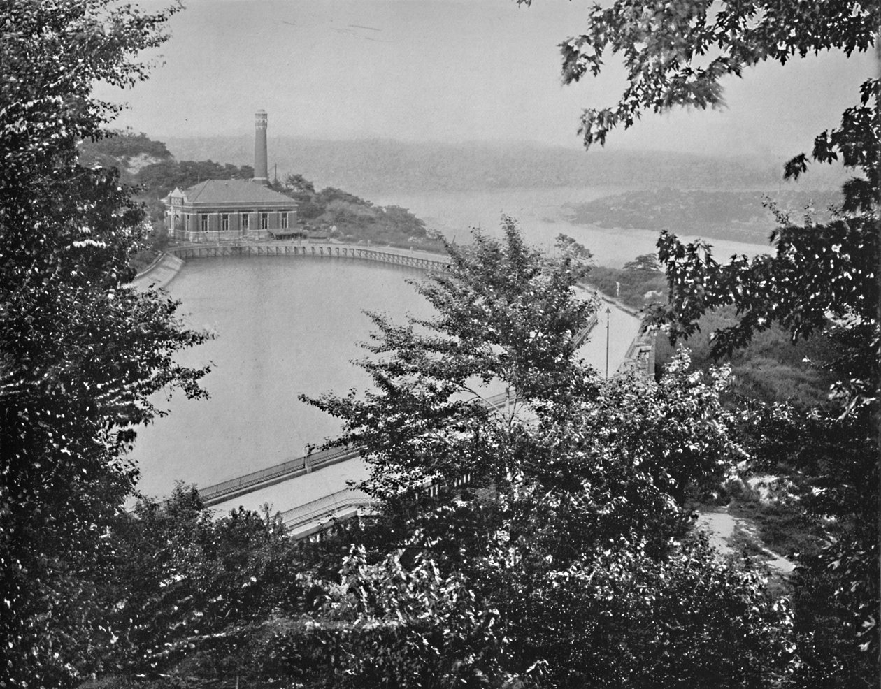 Réservoir, Eden Park, Cincinnati, Ohio, c1897 - Unbekannt