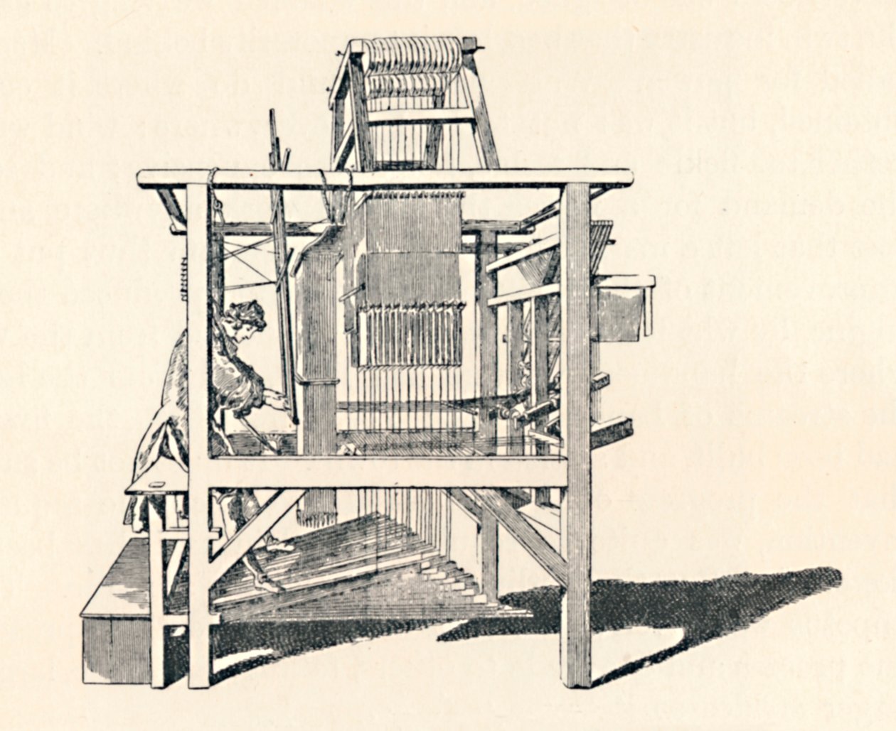 Tisserand de rubans à son métier - Unbekannt