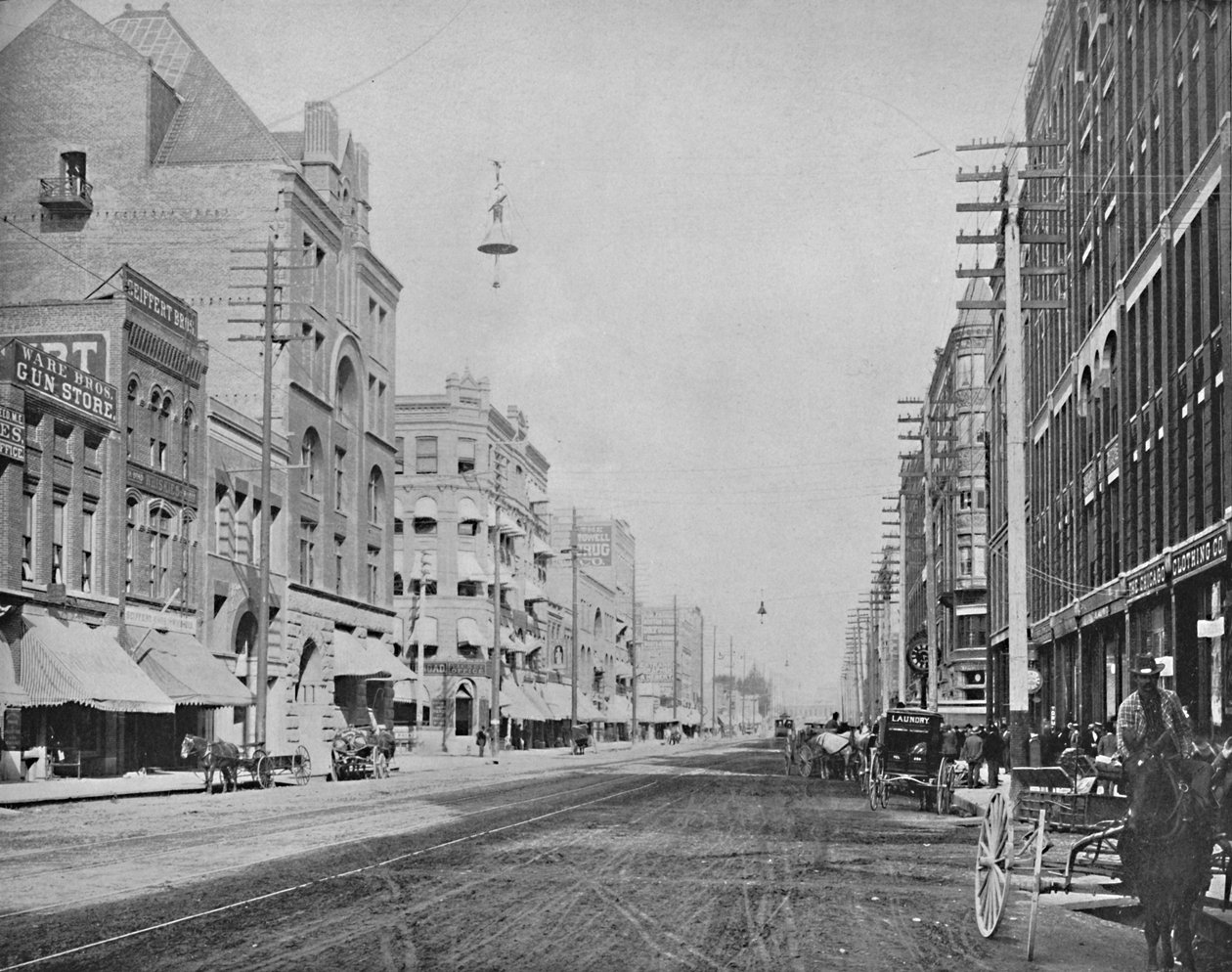 Avenue Riverside, Spokane, Washington, vers 1897 - Unbekannt