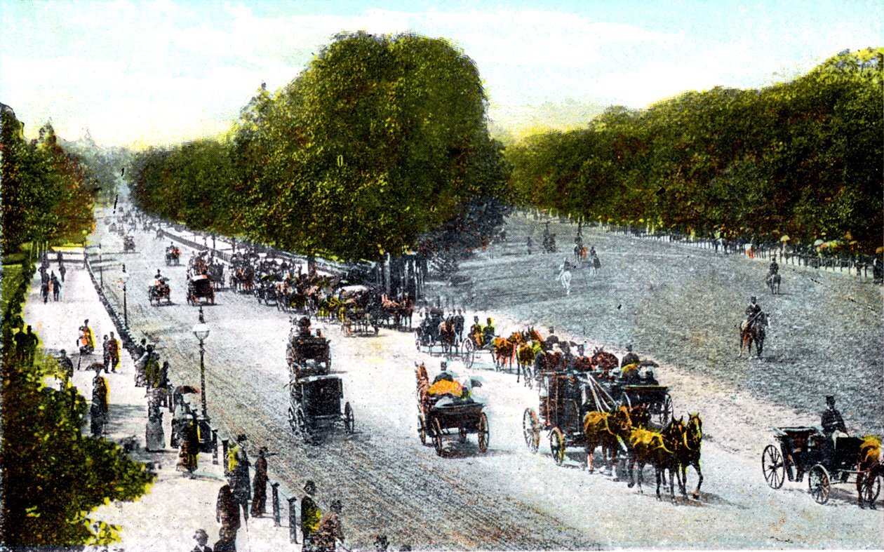 Rotten Row, Hyde Park, Londres, 20ème siècle - Unbekannt