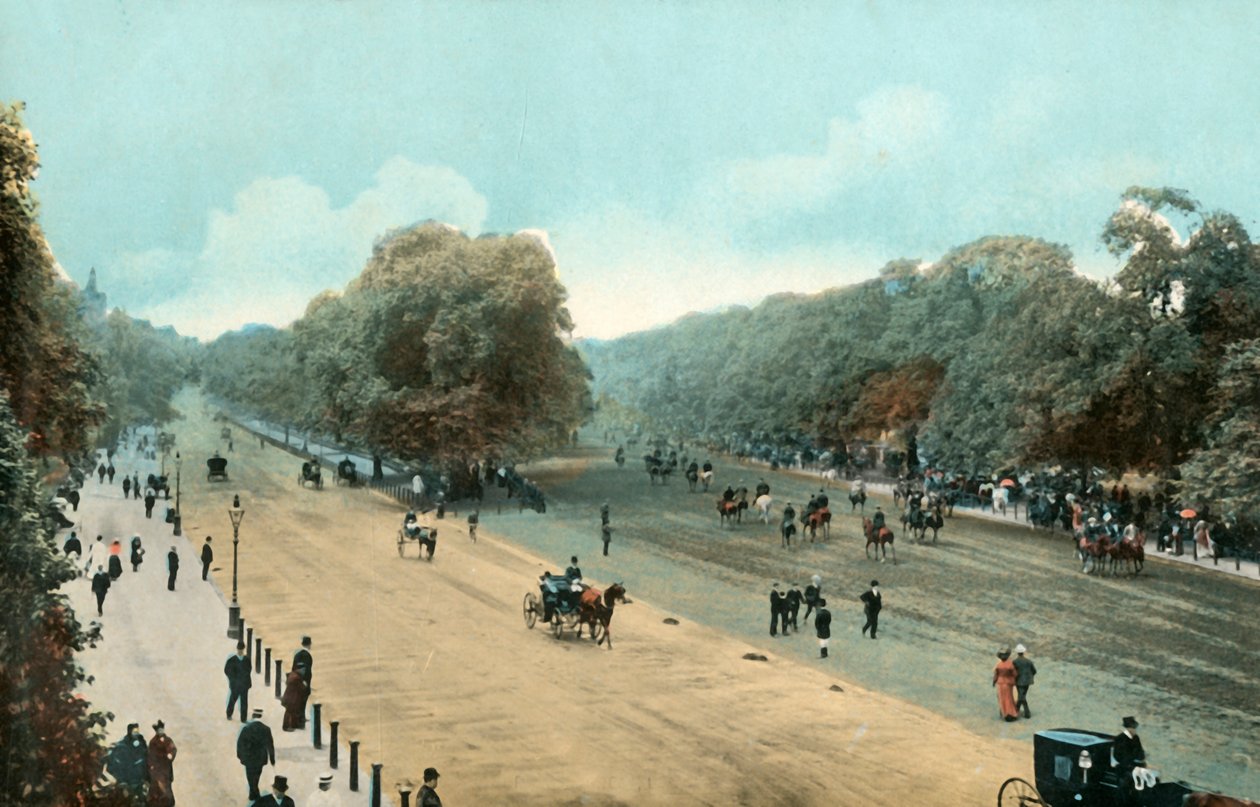 Rotten Row, Hyde Park, Londres, c1910 - Unbekannt