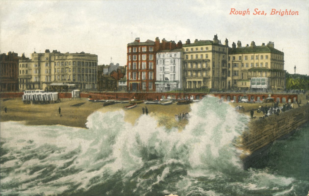 Mer agitée, Brighton, fin 19e-début 20e siècle - Unbekannt