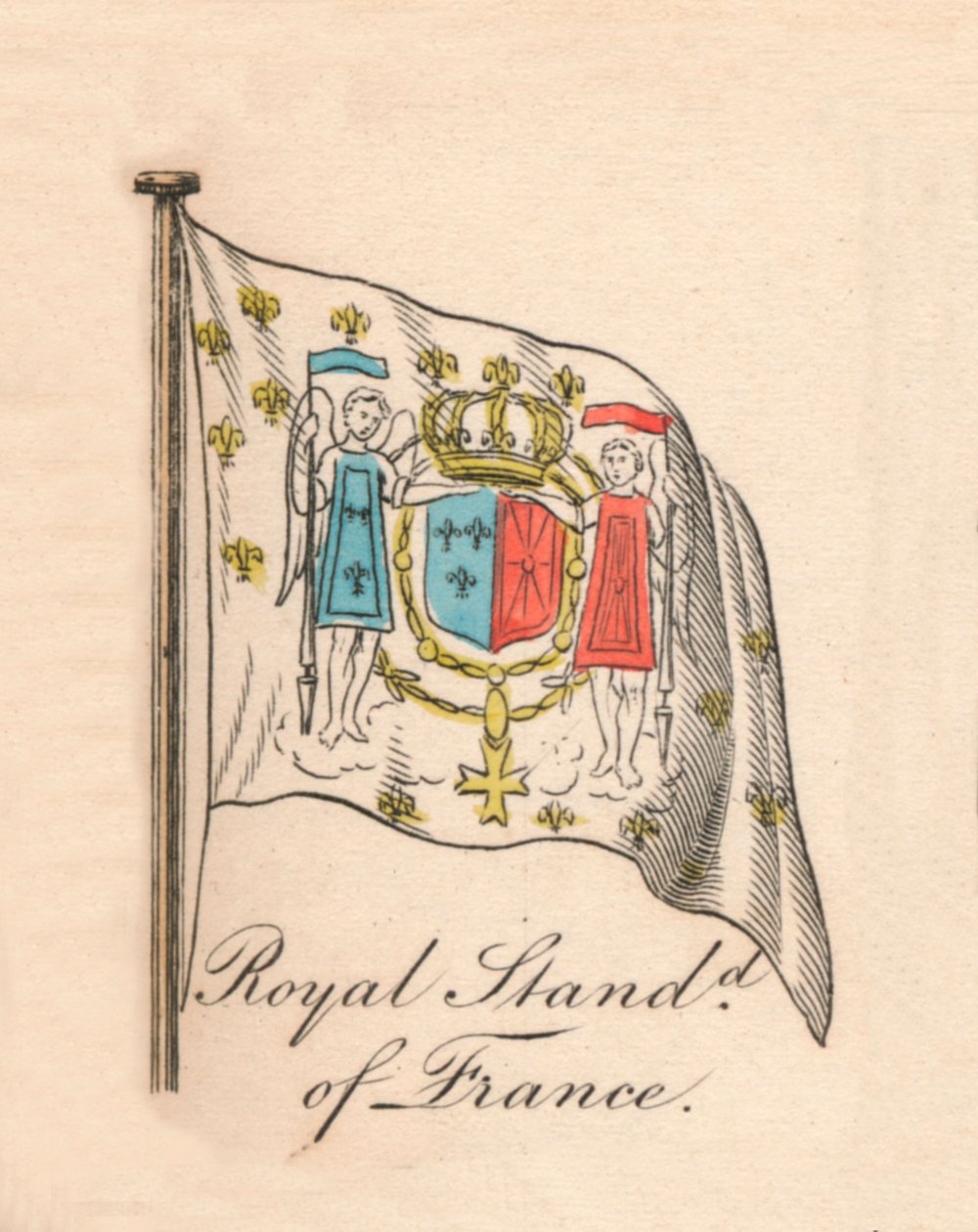 Drapeau royal de France, 1838 - Unbekannt