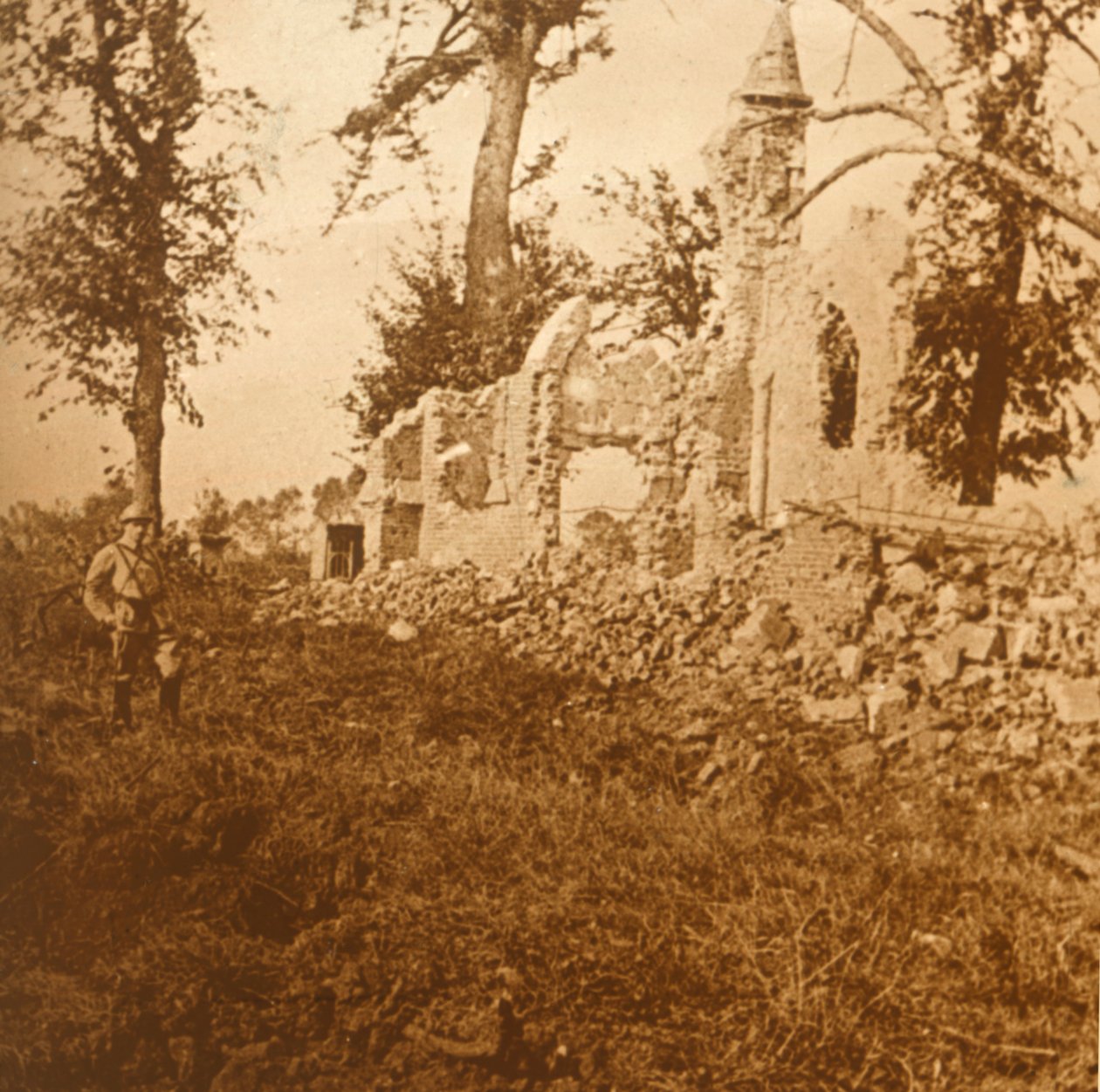 Chapelle en ruines, 1914-1918 - Unbekannt