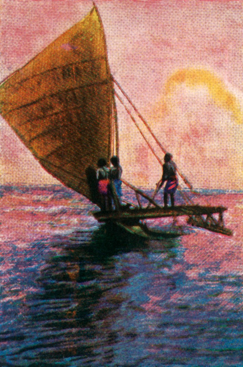Voilier, Fidji, vers 1928 - Unbekannt
