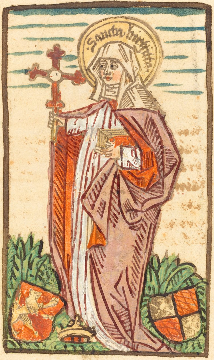 Sainte Brigitte, vers 1480-1490 - Unbekannt