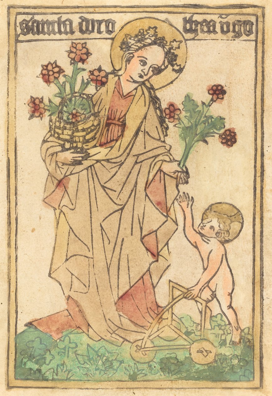 Sainte Dorothée, 1440-1460 - Unbekannt