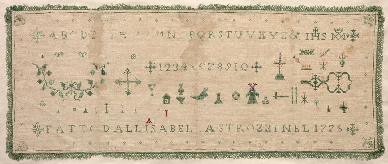 Échantillon, 1775 - Unbekannt