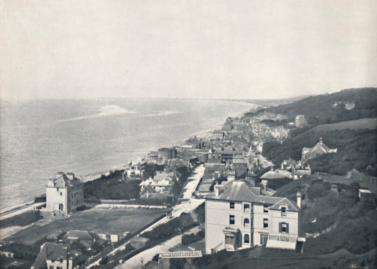 Sandgate - Vue des hauteurs, 1895 - Unbekannt