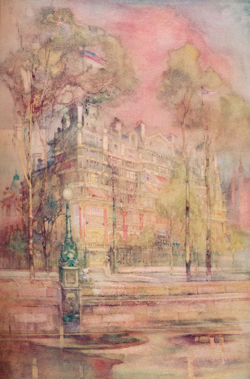 Hôtel Savoy, Londres, vers 1905 - Unbekannt