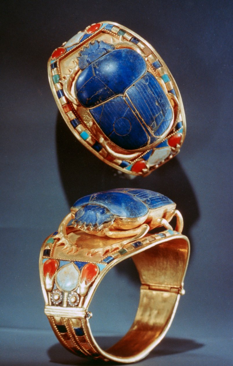 Bracelet scarabée de la tombe de Toutankhamon, 14ème siècle av. J.-C. - Unbekannt