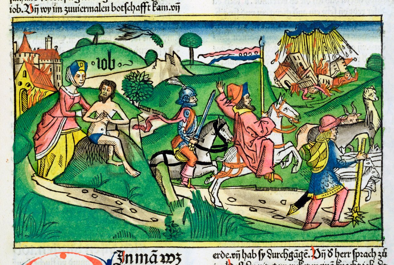 Scène du Livre de Job - Unbekannt