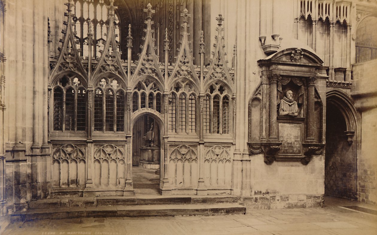 Scène de martyre, cathédrale de Canterbury, 1929 - Unbekannt