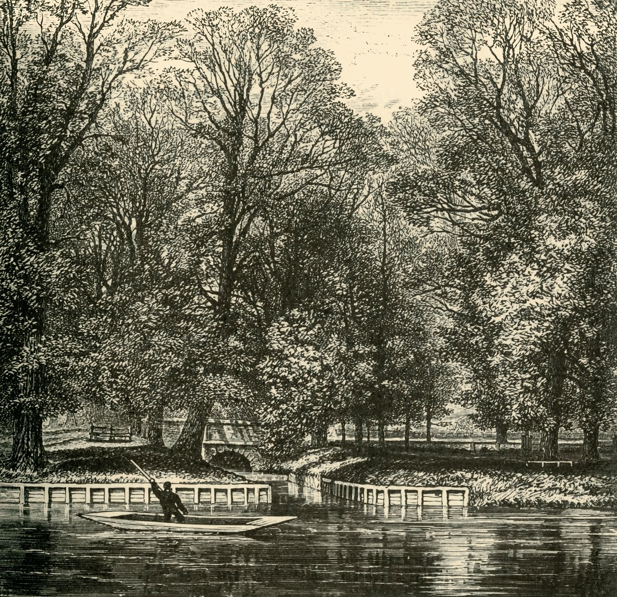 Pont des Moutons et banc de la Sixième Forme, 1911 - Unbekannt