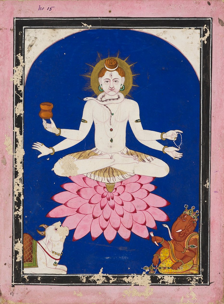 Shiva en tant que yogi, XIXe siècle - Unbekannt