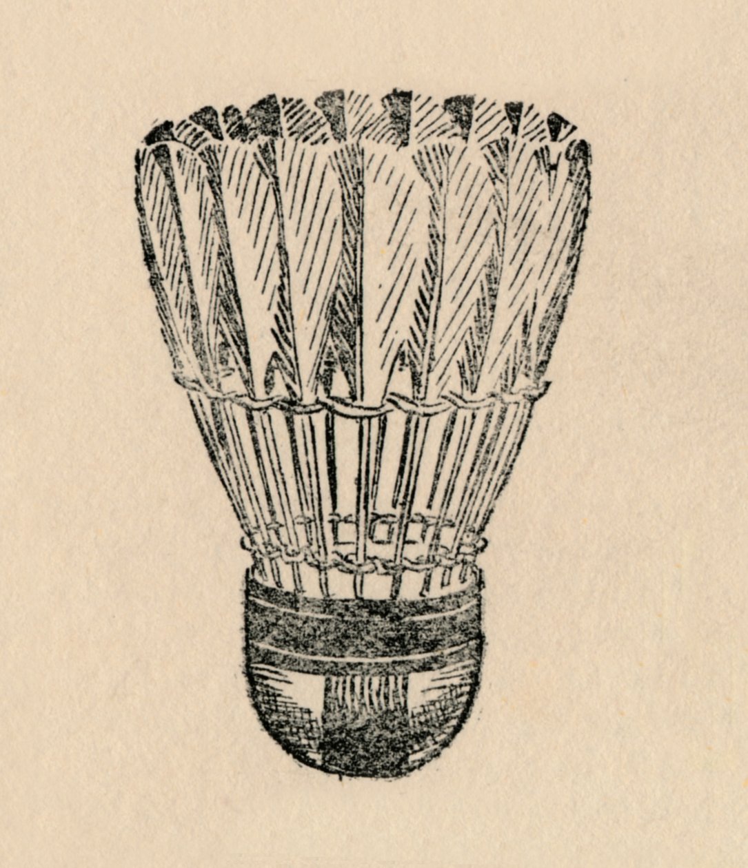 Volant - Badminton, 1912 - Unbekannt