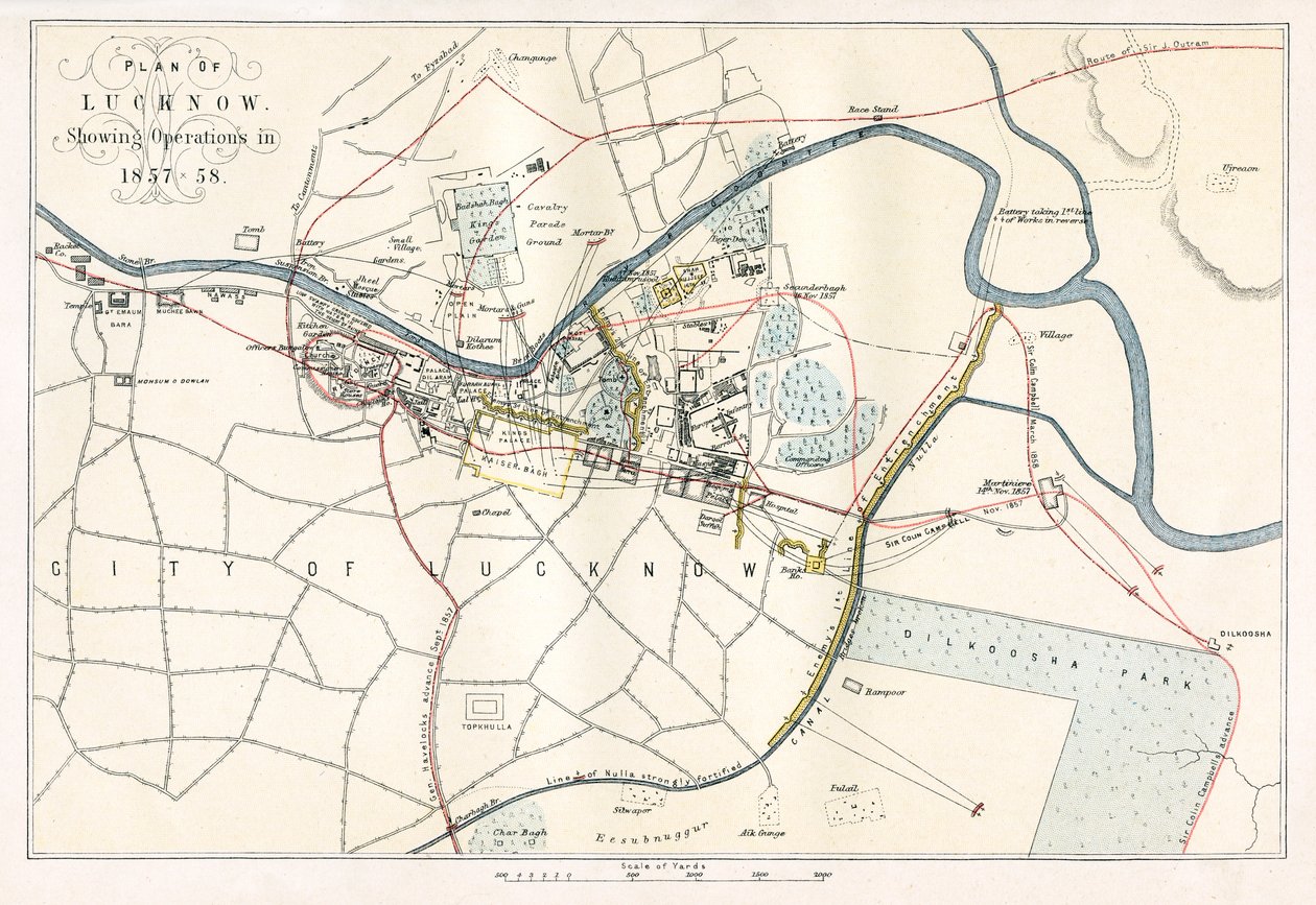 Siège de Lucknow, Inde, 1857, 1893 - Unbekannt