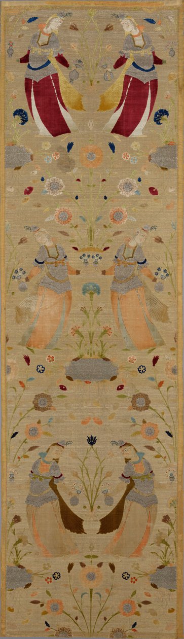 Textile en velours de soie - Unbekannt