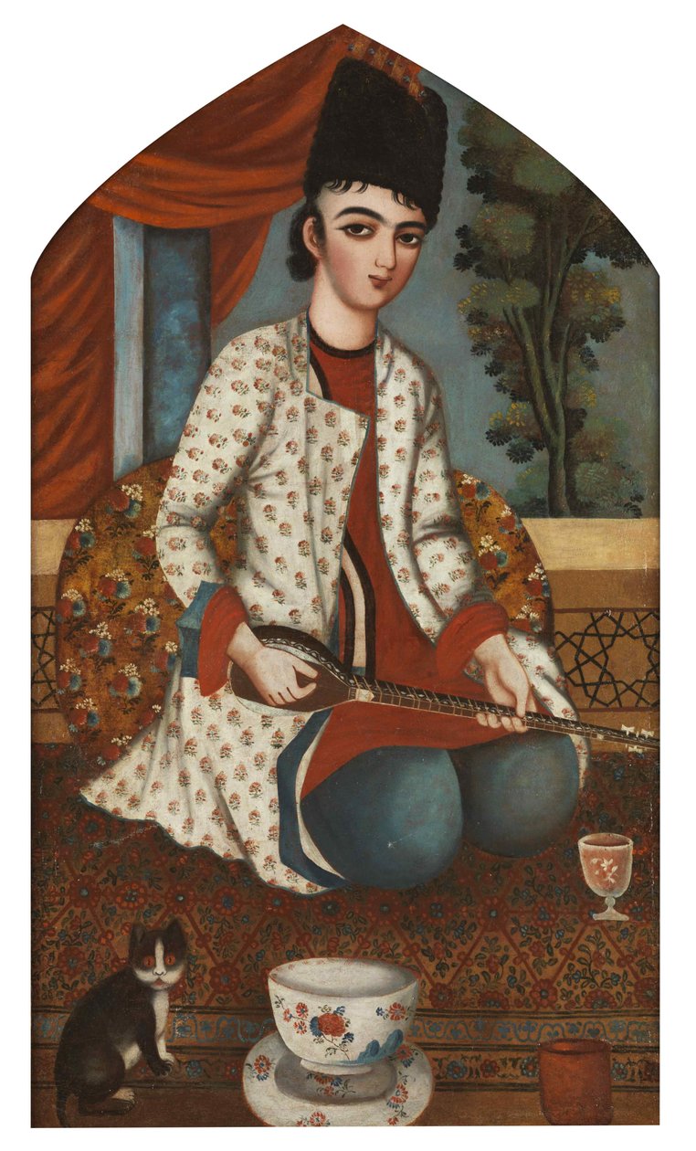 Joueur de sitar, vers 1830-1840 - Unbekannt
