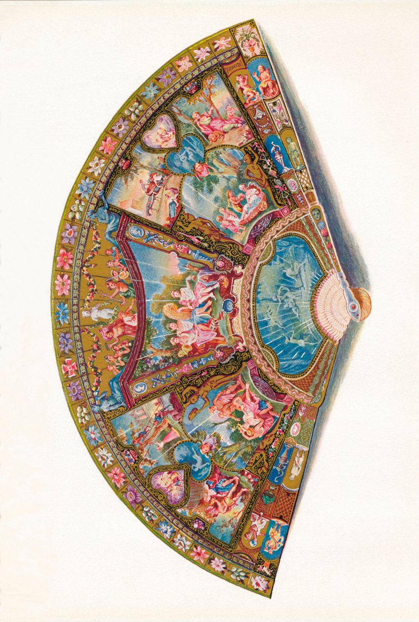 Petit éventail de robe, 1901 - Unbekannt