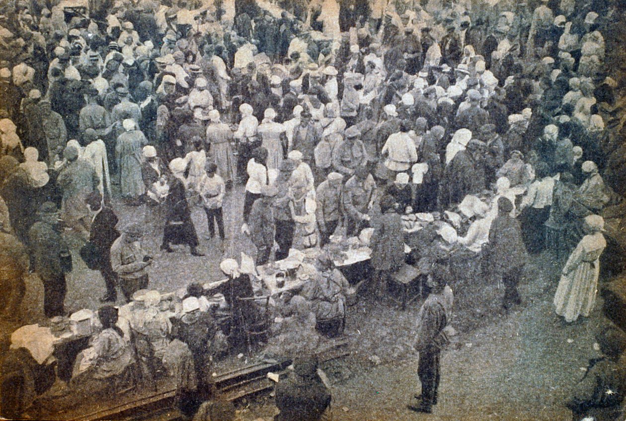 Marché de Smolensk, Moscou, URSS, années 1920 - Unbekannt