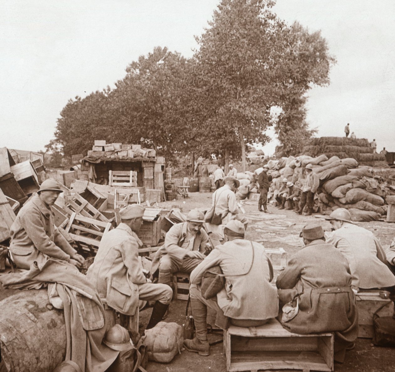 Soupe, Genicourt, nord de la France, vers 1914-1918 - Unbekannt