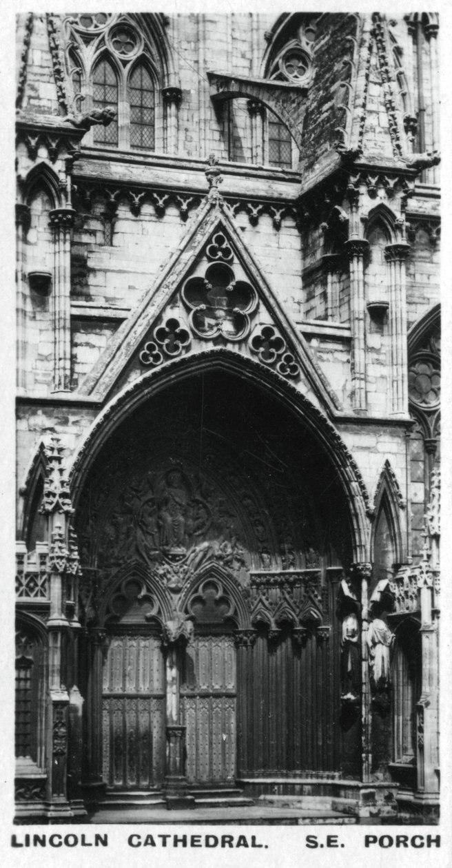 Porche sud-est, cathédrale de Lincoln, vers 1920 - Unbekannt