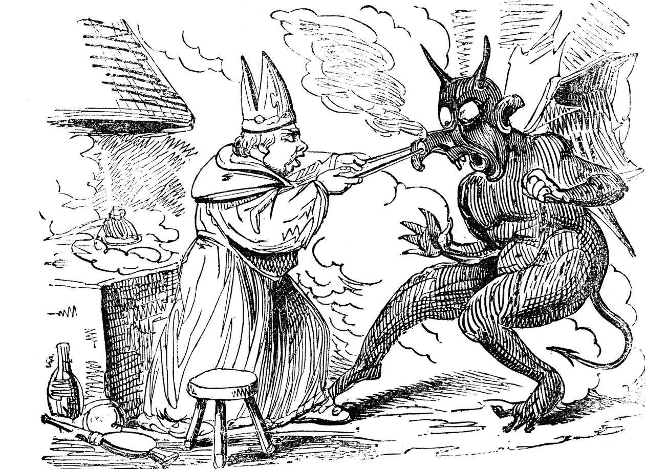 Saint Dunstan et le diable, 1826 - Unbekannt