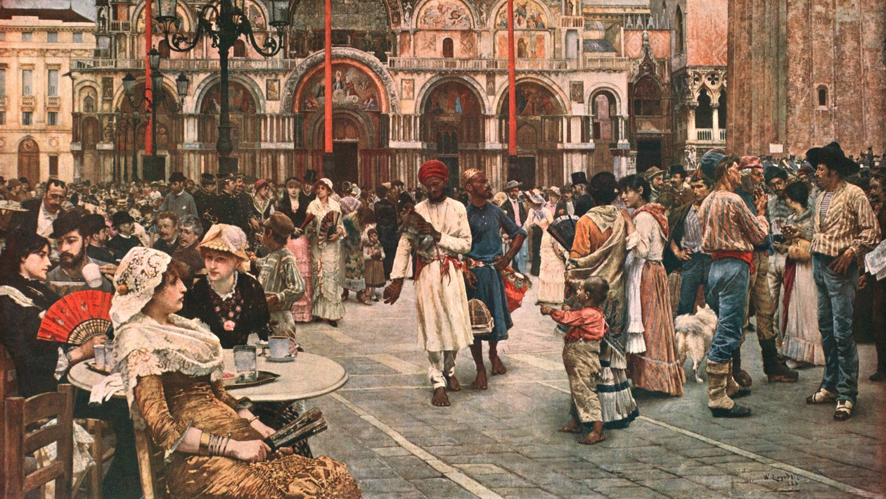 Place Saint-Marc, Venise, 1883, vers 1902 - Unbekannt