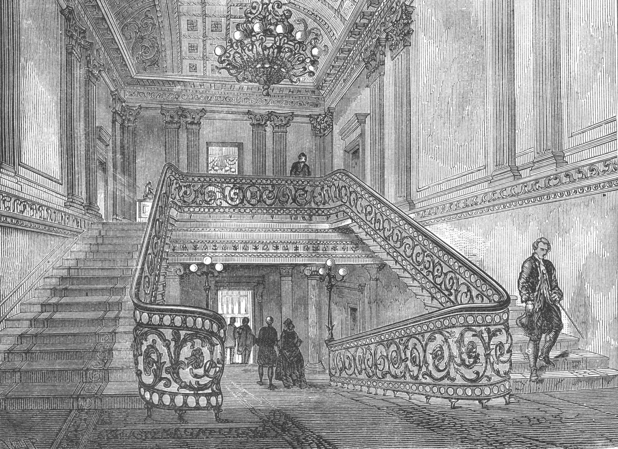 Escalier dans la maison Northumberland, 1897 - Unbekannt