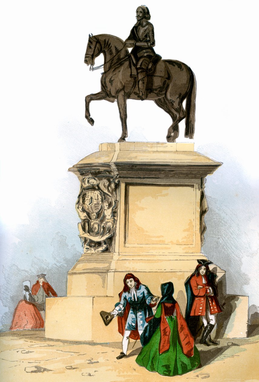 Statue de Charles Ier, Charing Cross, Londres, c1850 - Unbekannt