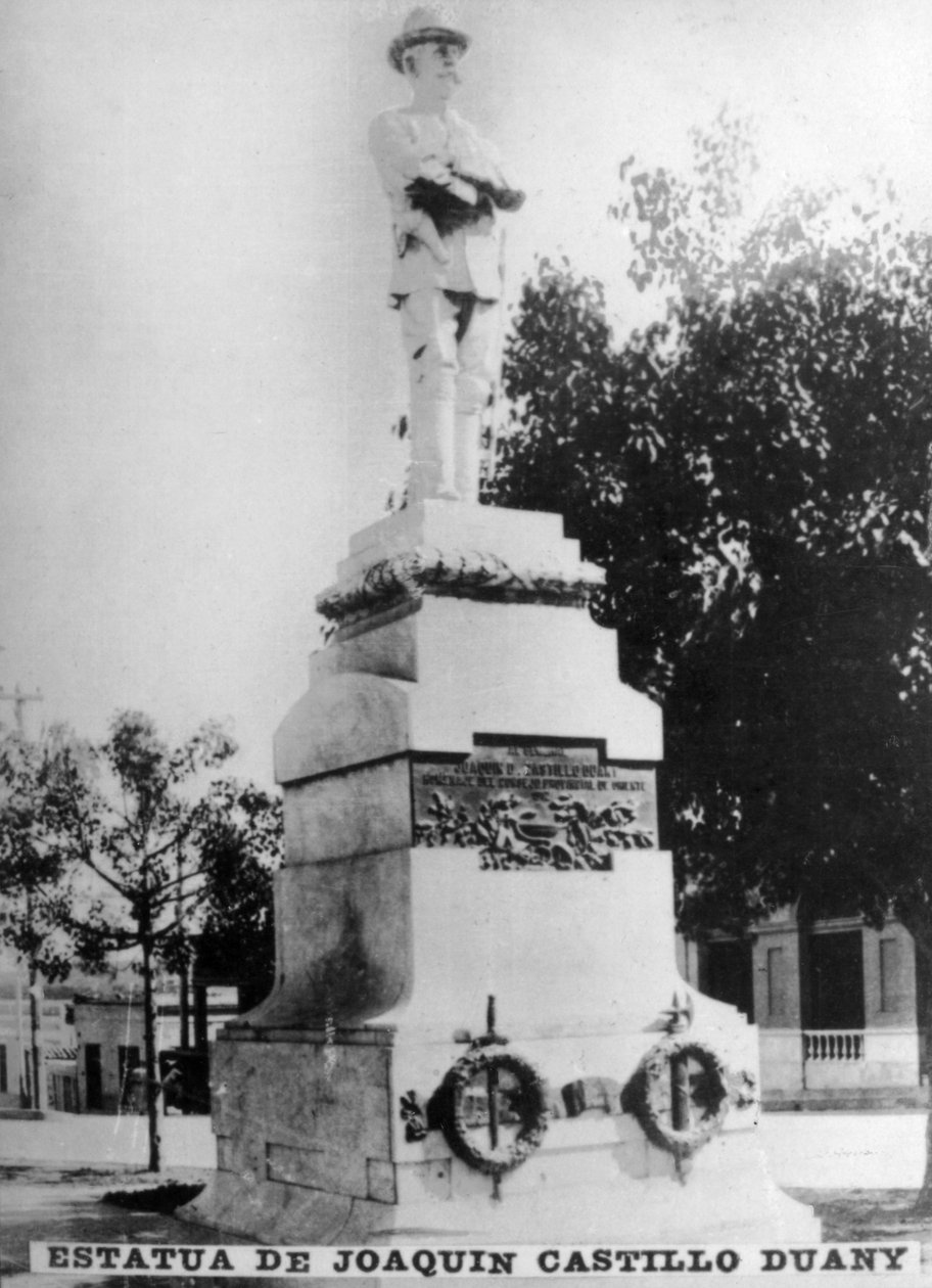 Statue de Joaquin Castillo Duany, 1858-1902, années 1920 - Unbekannt