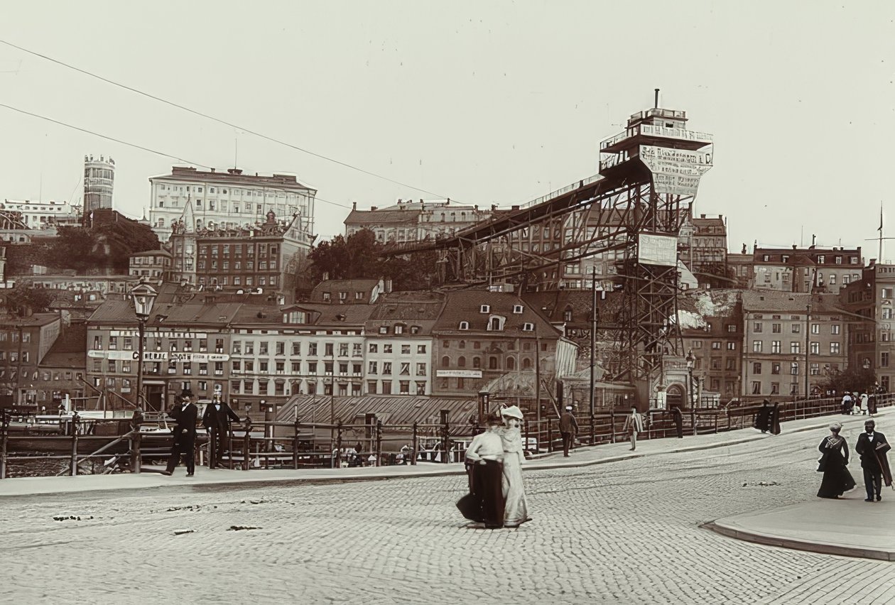 Stockholm / Suède. Katarinahissen (ascenseur) - Unbekannt