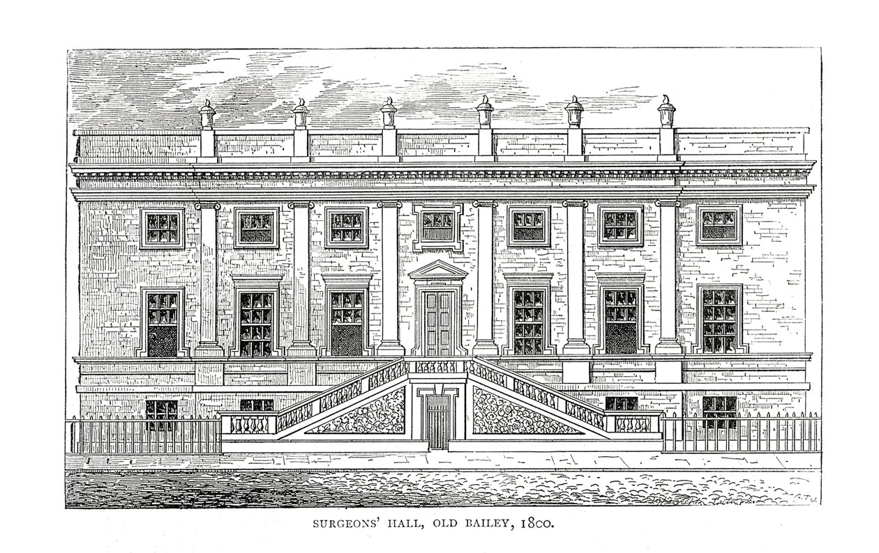 Surgeons Hall, Old Bailey, 1800 - Unbekannt