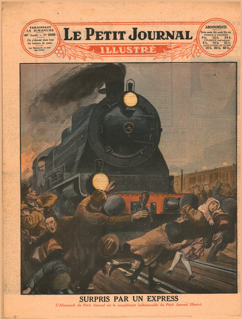 Surpris par un express, 1929 - Unbekannt