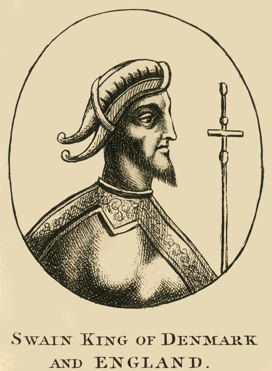 Swain roi du Danemark et d