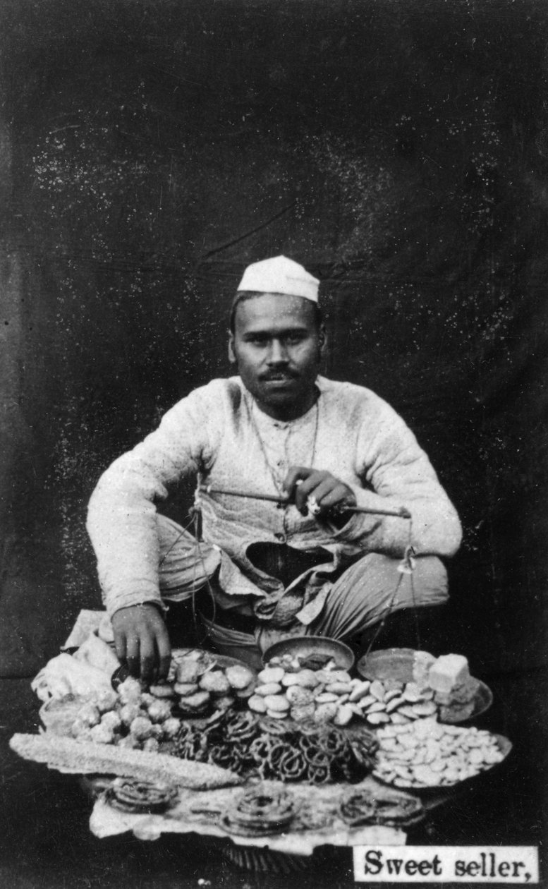 Vendeur de douceurs, 20ème siècle - Unbekannt